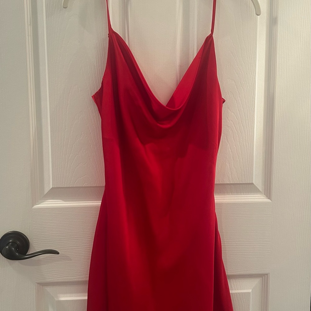Elegant Red Women's Dress